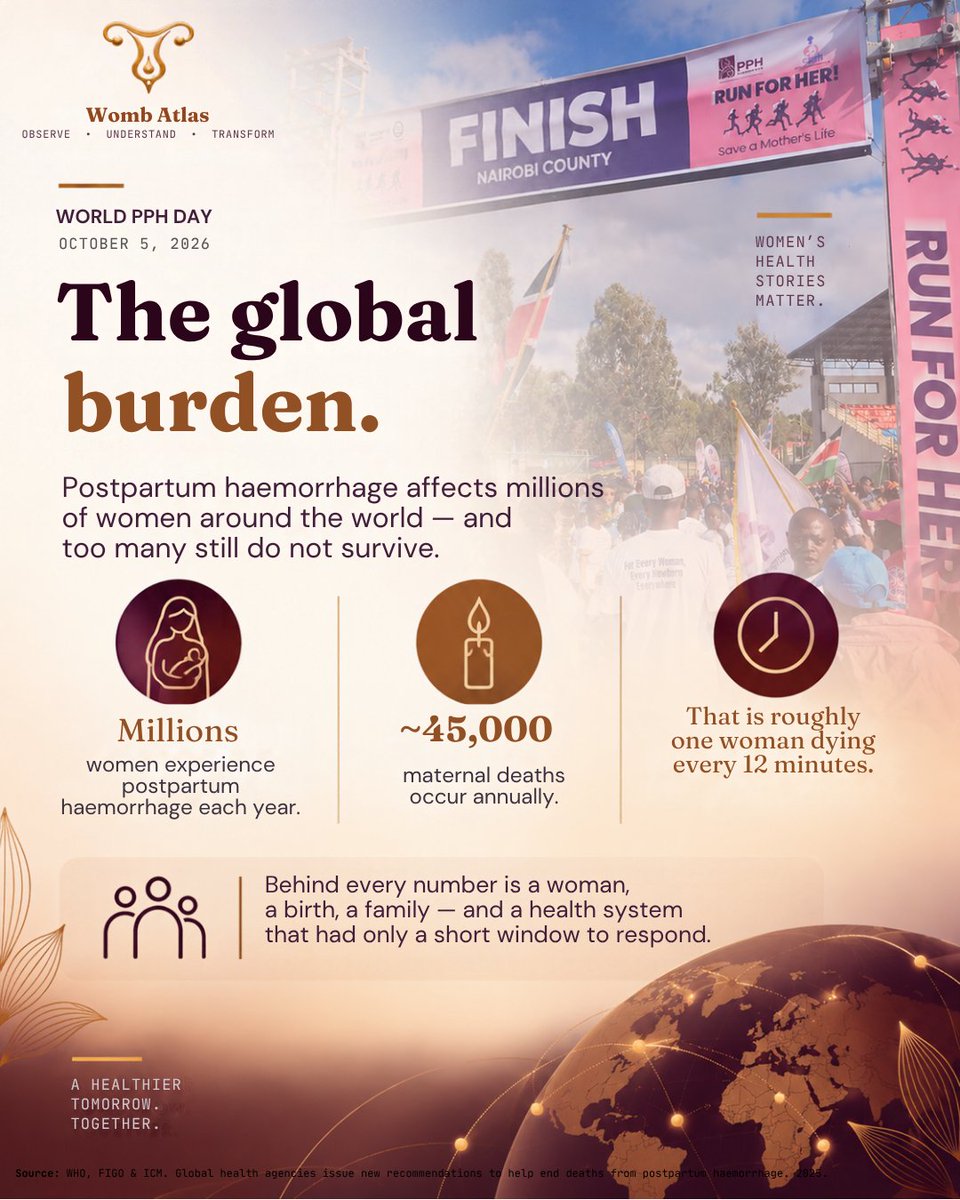 wombatlas's tweet photo. Today is #WorldPPHDay.
The science has moved. Now we need to make what works work everywhere.
And we need to see beyond the emergency to the woman's health journey before and after it.
See the emergency. See the woman beyond it.
#MaternalHealth #WombAtlas https://t.co/kCsP9Vm44y