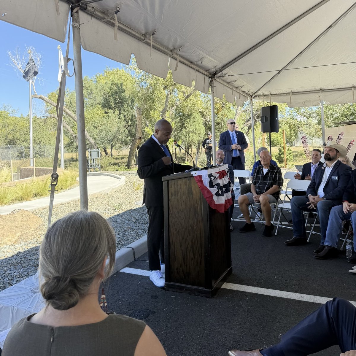 RepEliCrane's tweet photo. On Friday, my staff attended the ribbon cutting for The Post at Fort Whipple.
This community provides stable housing and support for veterans on the Northern Arizona VA Health Care System campus.
Grateful to @usvetsprescott and everyone who made this possible. #AZ02 https://t.co/WXuv9CsqI7