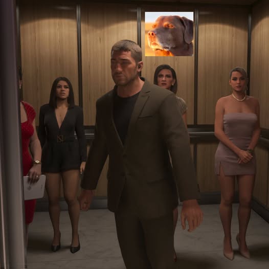 EstaEnTendenc's tweet photo. Jason después de entrar en un ascensor lleno de mujeres:
#GTA6 #GTAVI https://t.co/OmFThmk3MI
