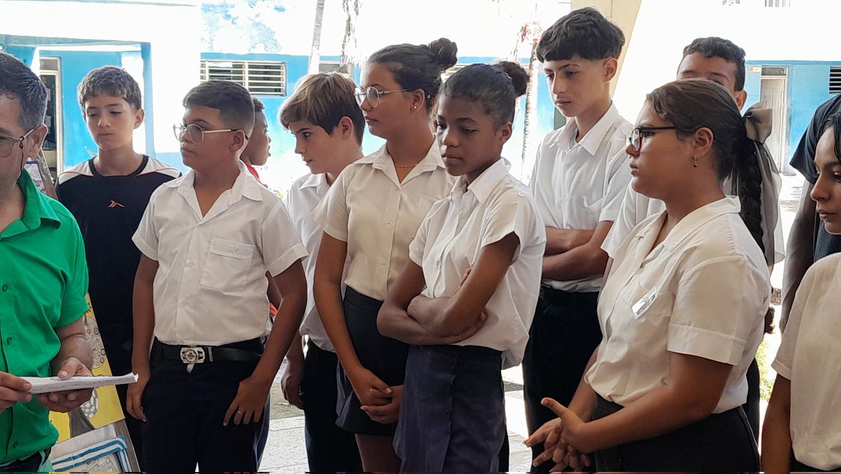 alexeimc68's tweet photo. El tercer perfeccionamiento en la Educación cubana constituye garantía para  fortalecer  la formación de las nuevas generaciones a pesar del impacto del cruel  bloqueo económico.
#CardenasXCuba
#MatancerosEnVictoria https://t.co/SDR7pvim4l