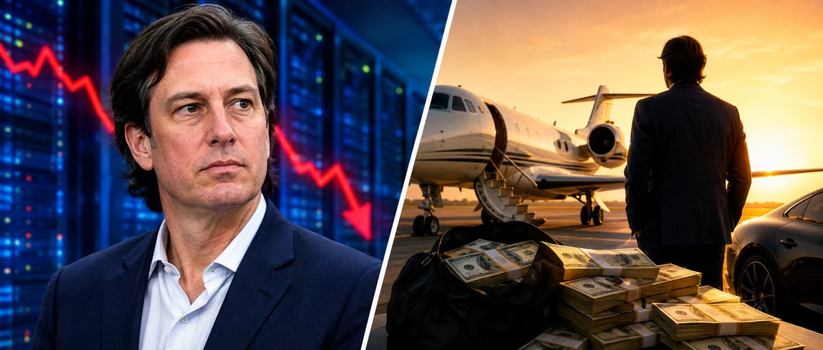 InsiderTrackX's tweet photo. CoreWeave's CEO has sold stock in his own company five times in eleven weeks.

He just cashed out another 6.89 million dollars days ago.

Here's what the market missed: https://t.co/zrVBlu6xlb
