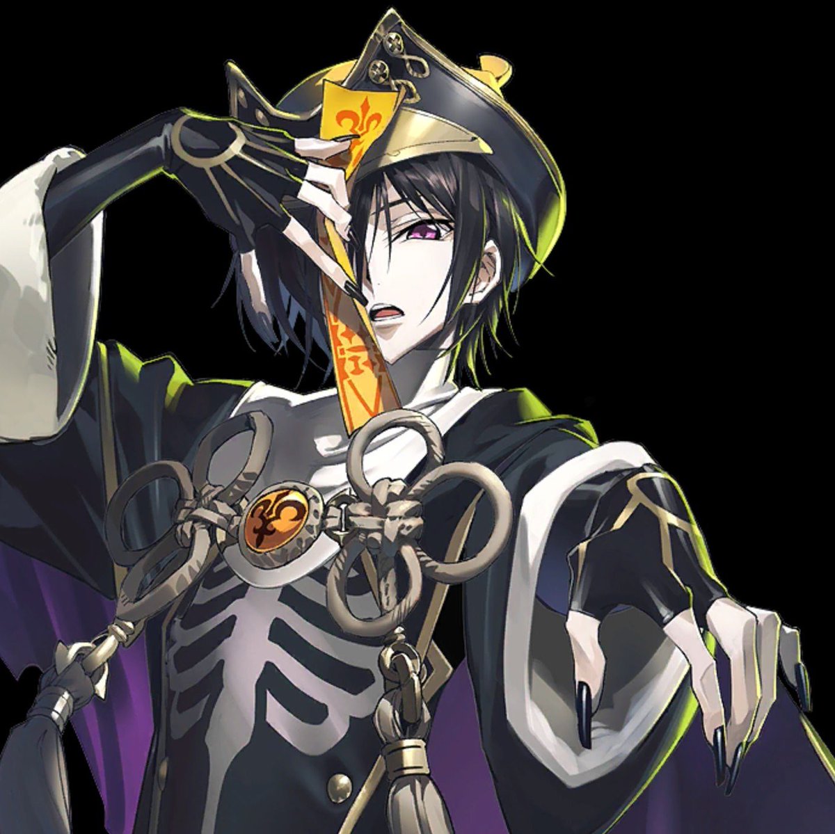 aguijonletal's tweet photo. lelouch and his cunty long nails https://t.co/FNxXAUxE2V