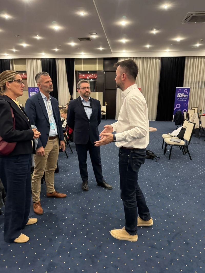SwedenBiH's tweet photo. Ambassador Helena Lagerlöf alongside other EU ambassadors visited  @pod_lupom  during the election night to show support for civic observation of elections.
Sweden considers elections to be basis of every democracy and is happy to have contributed to protecting this process. https://t.co/2BeDRZI4Jl
