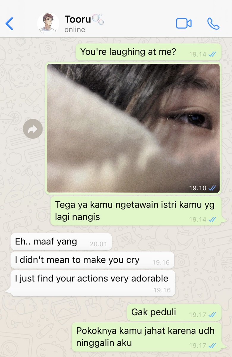 thegobetwen's tweet photo. oikawa tooru x fem!reader

sekali-kali mba istri jadi yang clingy lebay di hubungan mereka https://t.co/hsPv4Gp5Gr