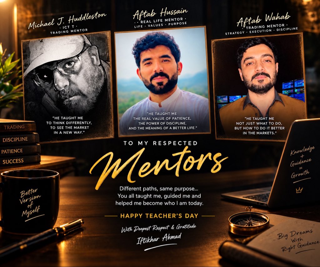 IFTIKHAR_SMC's tweet photo. Some teach us knowledge, some shape our character, and a few change the way we see life. Grateful to the mentors who taught me lessons that will stay with me long after the words are forgotten. Happy Teacher’s Day. 🙏❤️
@I_Am_The_ICT https://t.co/Cps295CRAe