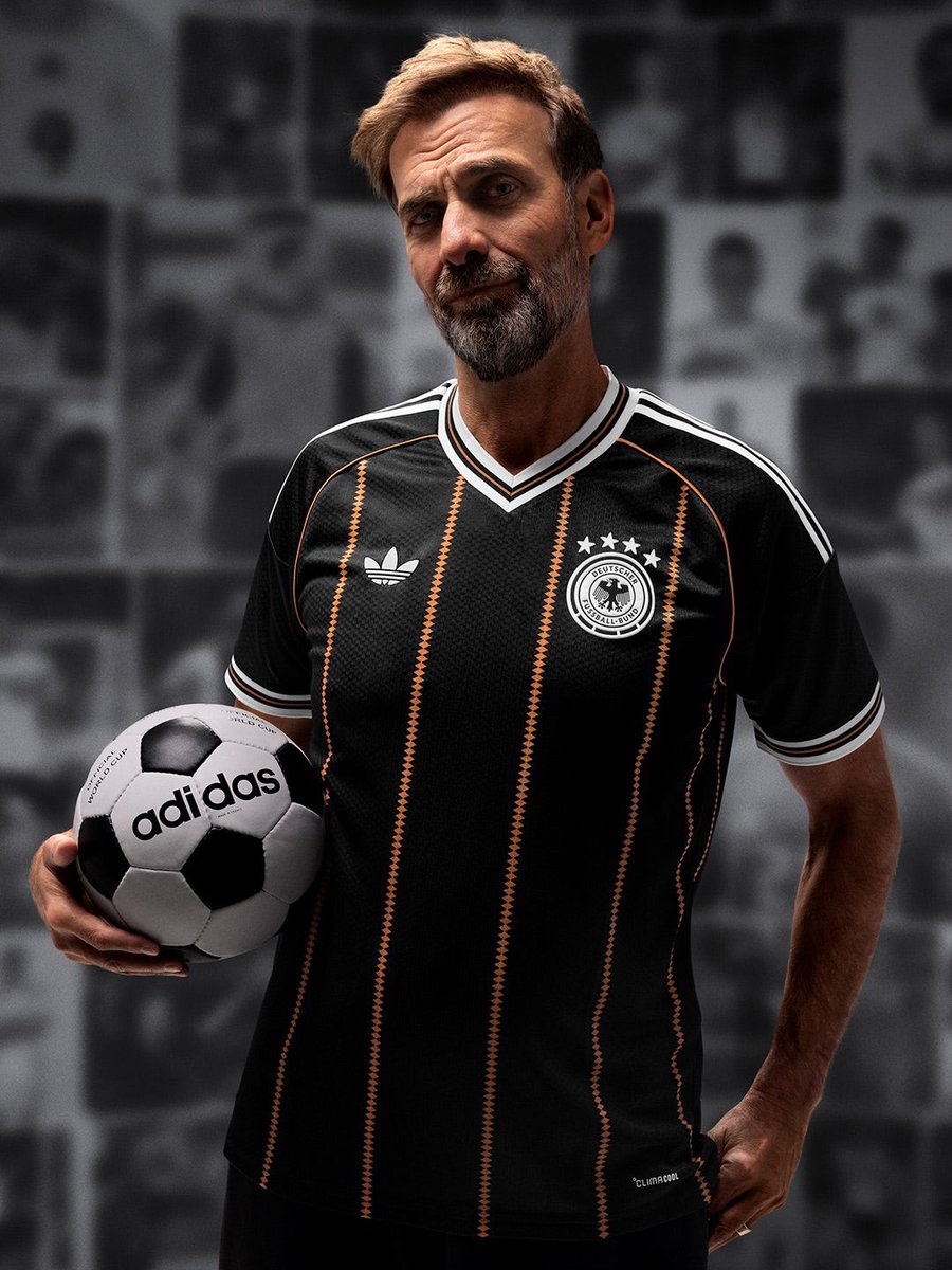 LFCTransferRoom's tweet photo. 📸 𝗣𝗛𝗢𝗧𝗢𝗦: Adidas Germany 2026 Third 'Farewell' Kit has now released. https://t.co/55c0xrFGYv