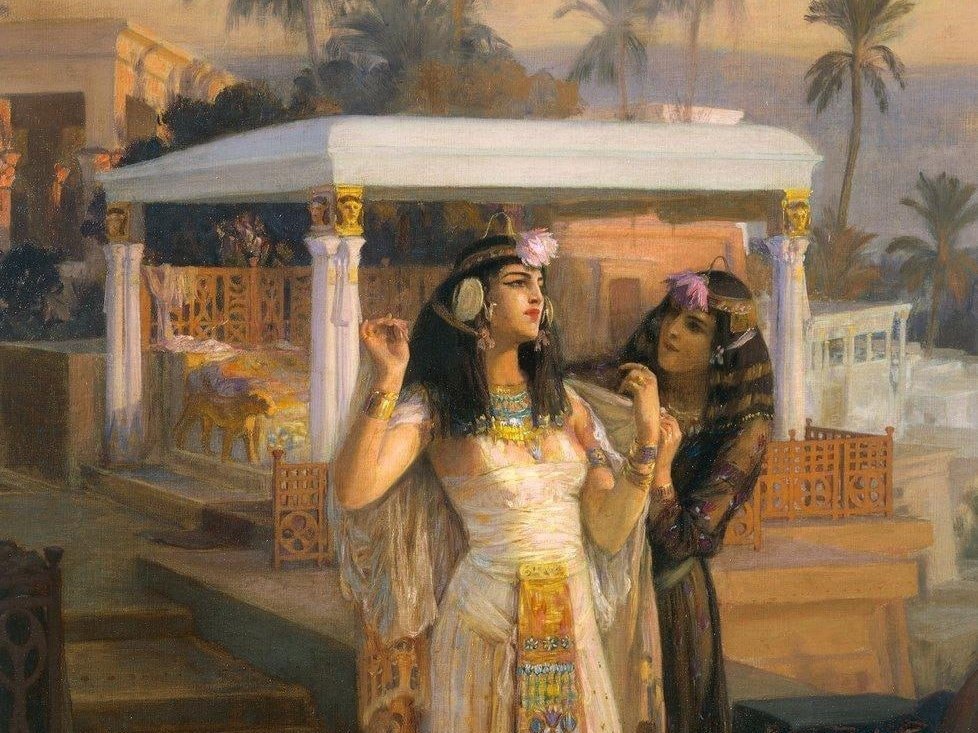 whistlingpetals's tweet photo. Cleopatra, painted https://t.co/vp2rNpXV5h