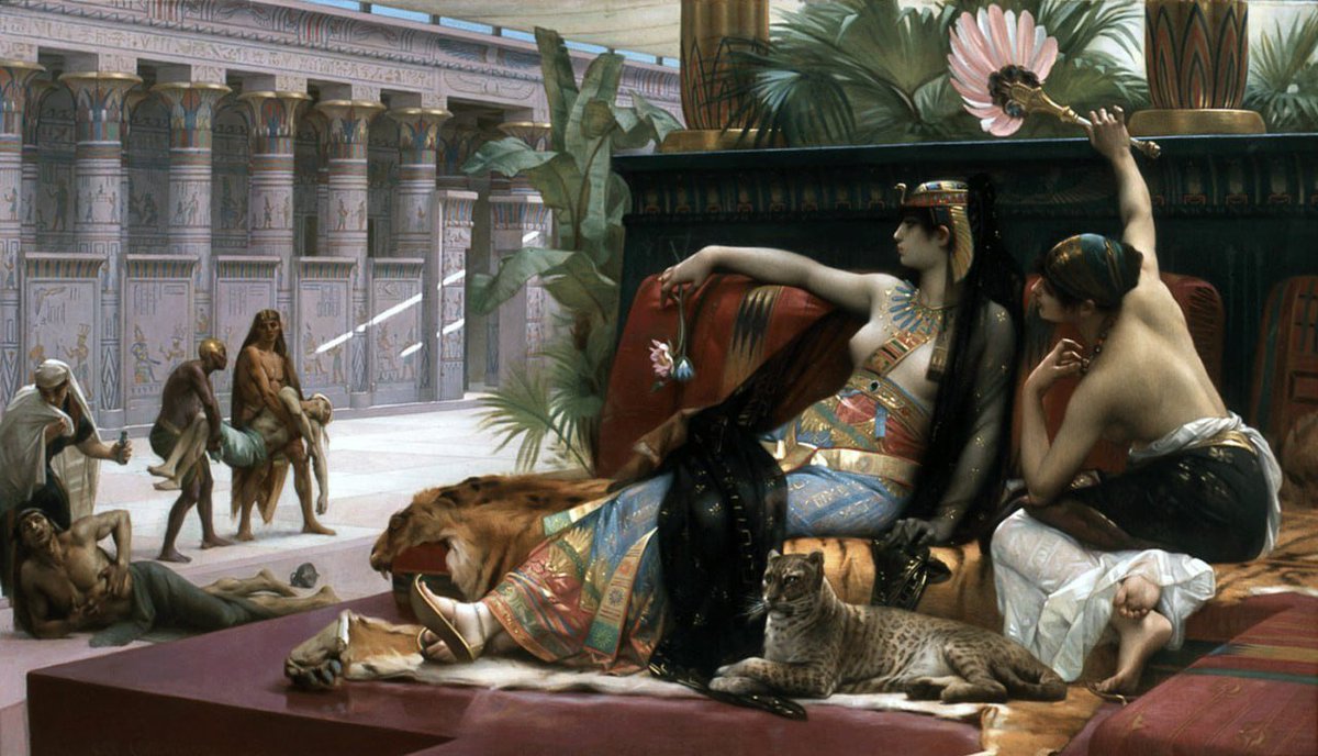 whistlingpetals's tweet photo. Cleopatra, painted https://t.co/vp2rNpXV5h