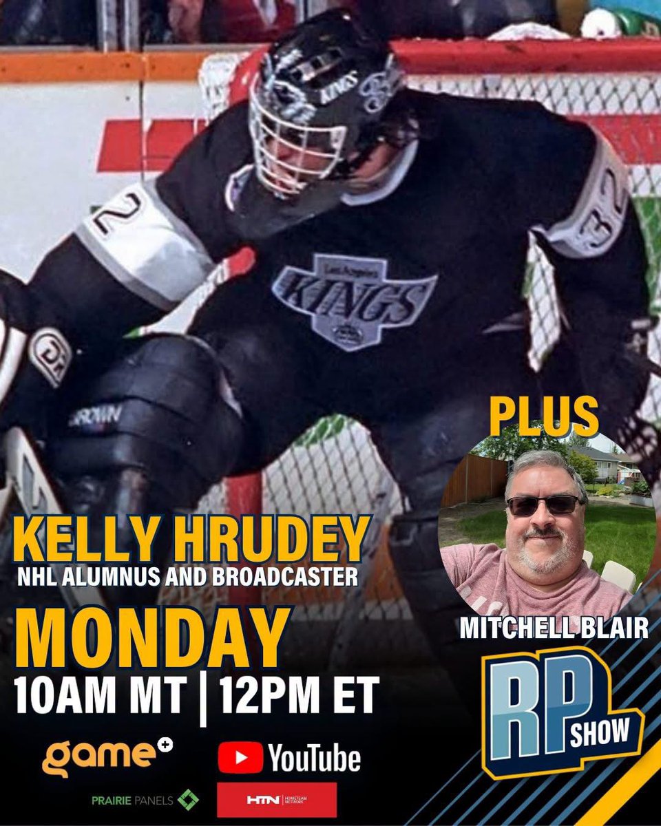 RodPedersenShow's tweet photo. ๐จ THE RP SHOW IS LIVE TODAY!
Rod Pedersen & Mitchell โScruffyโ Blair are talking CFL, NHL & more!
๐ Special Guest: Kelly Hrudeyโจโฐ 10 AM MT | 12 PM ETโจ๐บ YouTube: https://t.co/MSMDHmfHzJโจ๐บ @GamePlusNetwork (Streaming)| @watchhometeam
#RPShow #CFL #NHL https://t.co/Kr6hKb5Yid