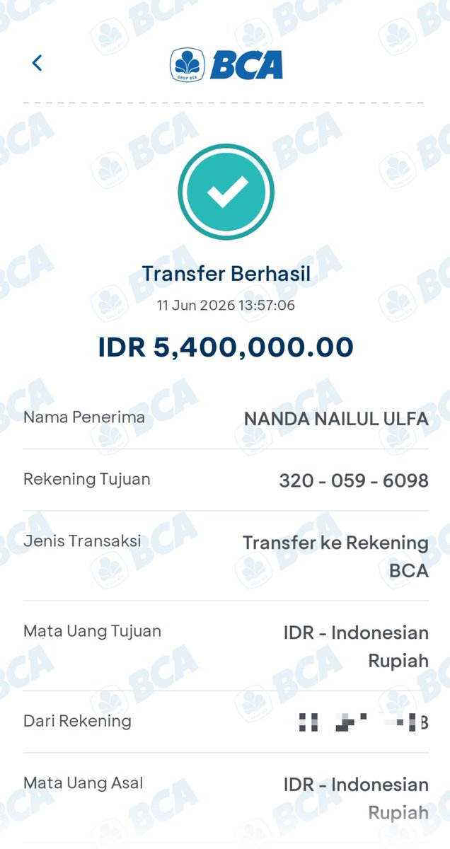 nnngy_'s tweet photo. Hati-hati Penipu tiket konser &amp; Ls BTS, bantu rt 🙏🏻
Nama : NANDA NAILUL ULFA
No WA : 0821-3677-5559
No rek : 3200596098

Kronologi, pas selesai tgl 11 Juni aku sama temenku di kabarin kating, jastip di tempat yg dia jastip ada lebihan tiket cat3 🙏🏻 https://t.co/J6fVCJUwpx