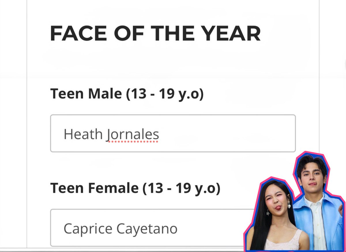 capeathworld's tweet photo. Hello Barney Neyshun! 

You can also nominate Caprice and Heath via VPCA’s website. 

🔗: https://t.co/U7HUj4qGgu

Let’s give them the “Face of the Year” title again. 💜

#CapEath #Caprice #Heath 
#CapriceCayetano #HeathJornales https://t.co/880vdZEznS
