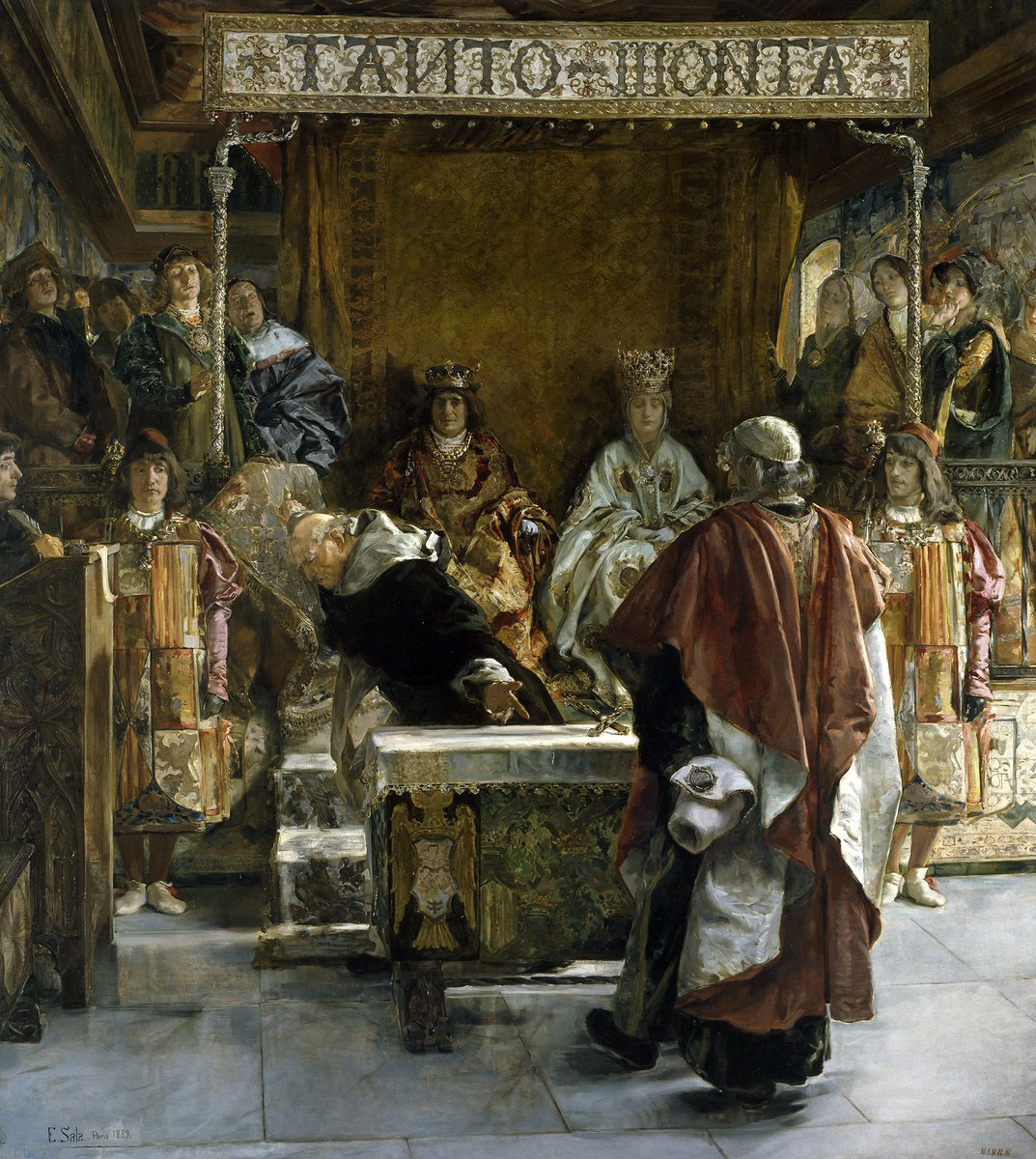 truthundernose's tweet photo. Toledo, 1449: a Jew who converts is still not a Christian. Blood decides.

Rome, 1555: the Jews will live behind one gate and wear a yellow hat.

Spain, 1492: convert or leave.

Three completely different reasons. Not one of them written by a Jew. https://t.co/jxHBPDWP6l