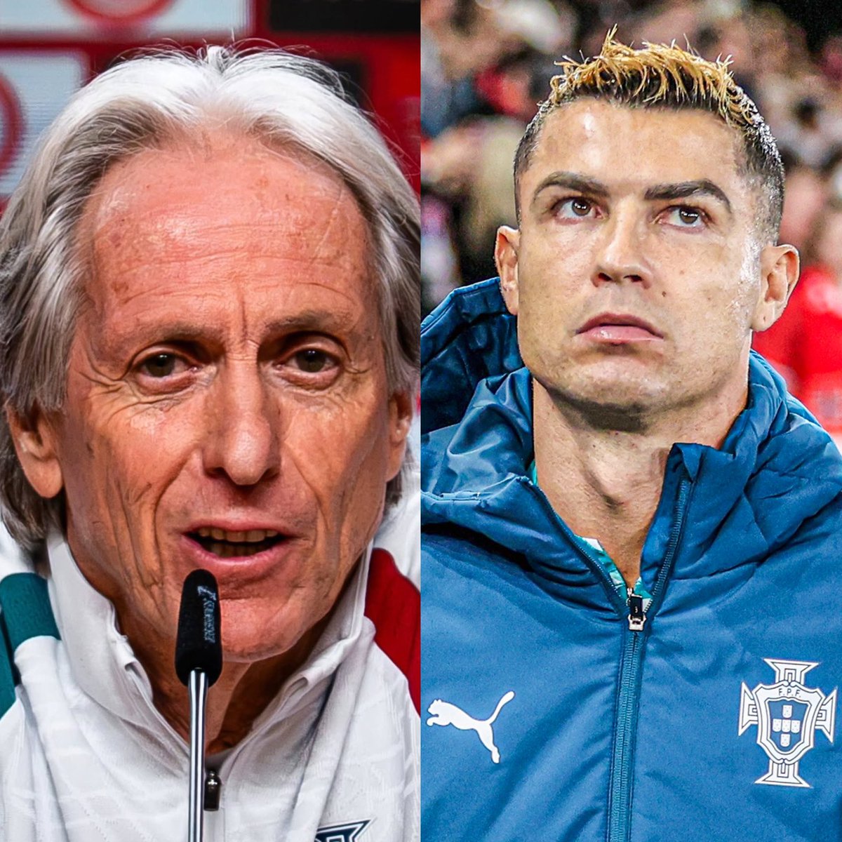 sudanalytics_'s tweet photo. -“¿Le pediste perdón a Cristiano Ronaldo?“

- “¿DISCULPAS DE QUÉ? EL PROBLEMA QUE GENERÓ TODO ESTO FUE QUE EL JUGADOR ESTUVIERA CALENTANDO”.

Jorge Jesús, DT de Portugal. ⚠️🇵🇹 https://t.co/dN0XLZHwel