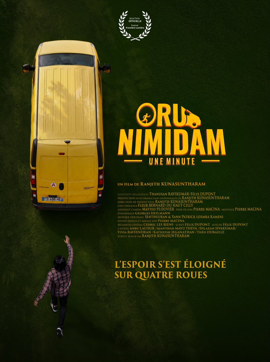 RnsRns88518967's tweet photo. ORU NIMIDAM 
Très ému de vous dévoiler l'affiche de mon court-métrage et sa sélection au Festival Première Lumière ! 🥳
🗓️ 18-19 nov
📍 Les 5 Caumartin (Paris)
Mon 1er festival comme réal. Merci à l'équipe et aux proches. La billetterie arrive vite ! ❤️
With love, Ranjith 🤍 https://t.co/BoP2wwquxb
