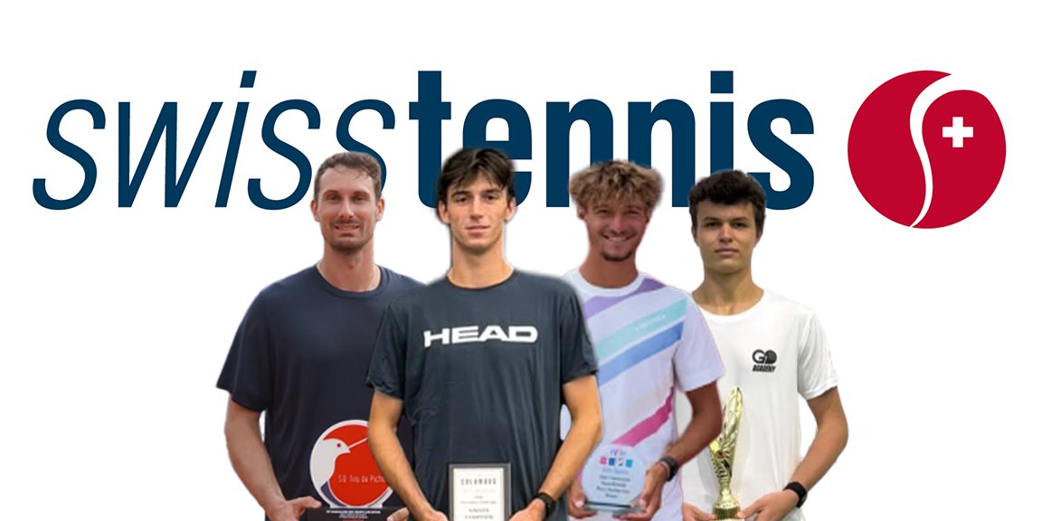 swiss_tennis's tweet photo. Monday Update: Four titles for Swiss players! 🎾🏆
https://t.co/rJRmBuAntY
#SupportTheSwiss #BuildingtheNextGeneration https://t.co/EZgZ2rf6A4