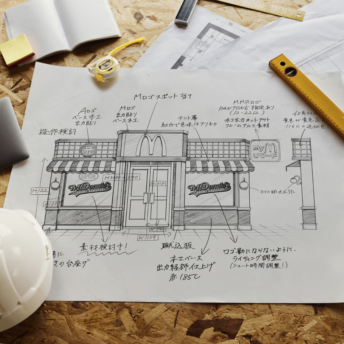 McDonaldsJapan's tweet photo. こんな感じで準備中。 https://t.co/izJG7CnutU