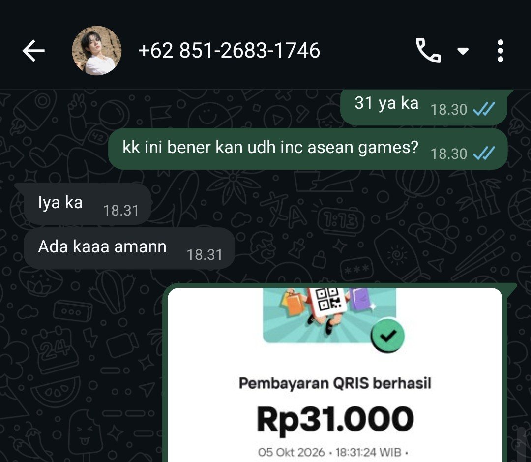 mawwwape's tweet photo. @eevwez kakkkk halo aku sdh wa dari jam 18.31 https://t.co/zP0nwW7l2X