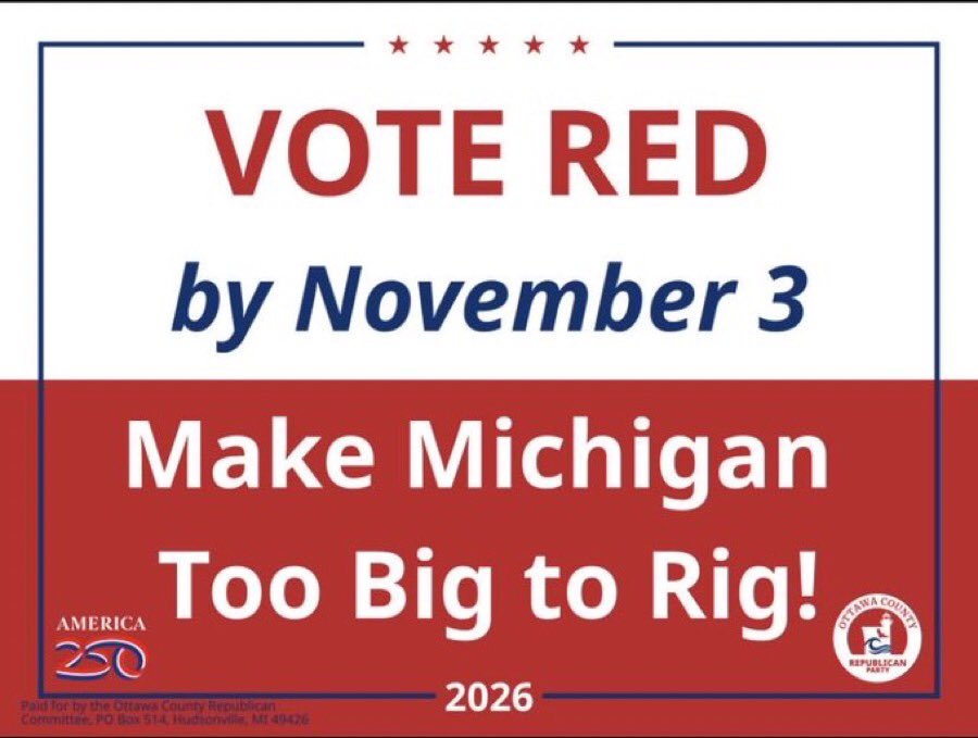 WolverineTraps's tweet photo. @america Michigan has come to the crossroads of voting for either a republican or an Islamist.

Vault red like your life depends on it, because it does…! https://t.co/XygPPgOUKO