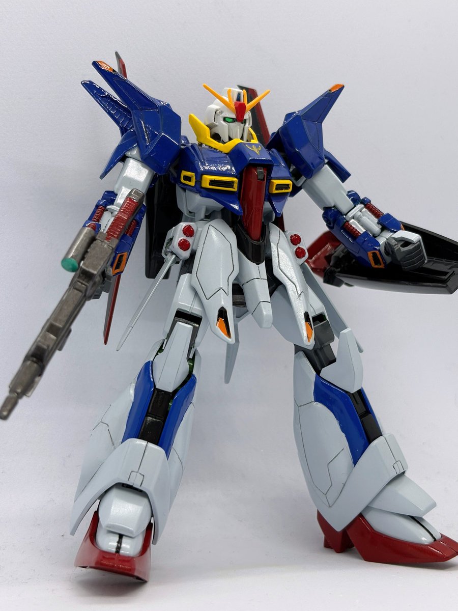 makukama's tweet photo. HGUCバウをベタ塗り墨入れでにせZ風塗装まで
あとはシール、細部修正、トップコートをしないと
#みりプラ
#ガンプラ https://t.co/FiC7oYtaZZ