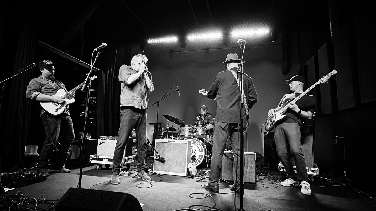 esmidt's tweet photo. The Dogtown Rhythm Band rocked the set we’d been planning all summer for the Iowa Blues Challenge yesterday. We worked it out while we were in South Dakota this summer, and all the iterations came together live. A joy to share the stage with these guys and play the blues. https://t.co/KXVL05STFs