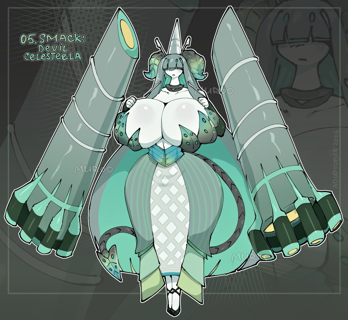Muroo_png's tweet photo. Adoptober Day 5! Theme: Smack
Devil Celesteela Adopt 💚 https://t.co/wYapfxPnOZ