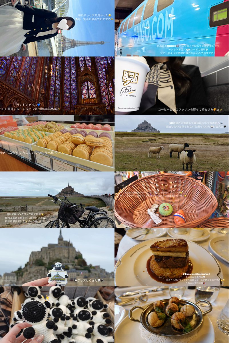 mimi_nyanya's tweet photo. 20代OLの6泊8日パリ旅行🇫🇷✈️
3分割のお気に入りまとめてみた🌟
見返すと楽しかった時間を思い出せて幸🥺💖 https://t.co/P8oiZD1xQ0
