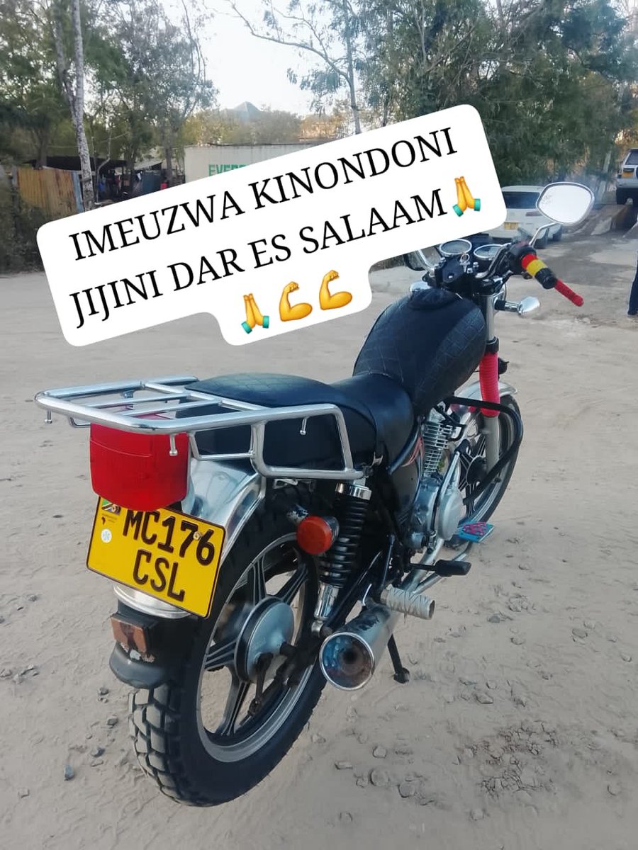 Eng_Matarra's tweet photo. HIZI PIKIPIKI ZIMEUZWA
HAOJUE MNINGA 125CC #CSL & #CWM
ZOTE ZIMEUZWA DAR
SHUKRANI SANA 🙏🙏🙏 https://t.co/ghqPyL5SgX