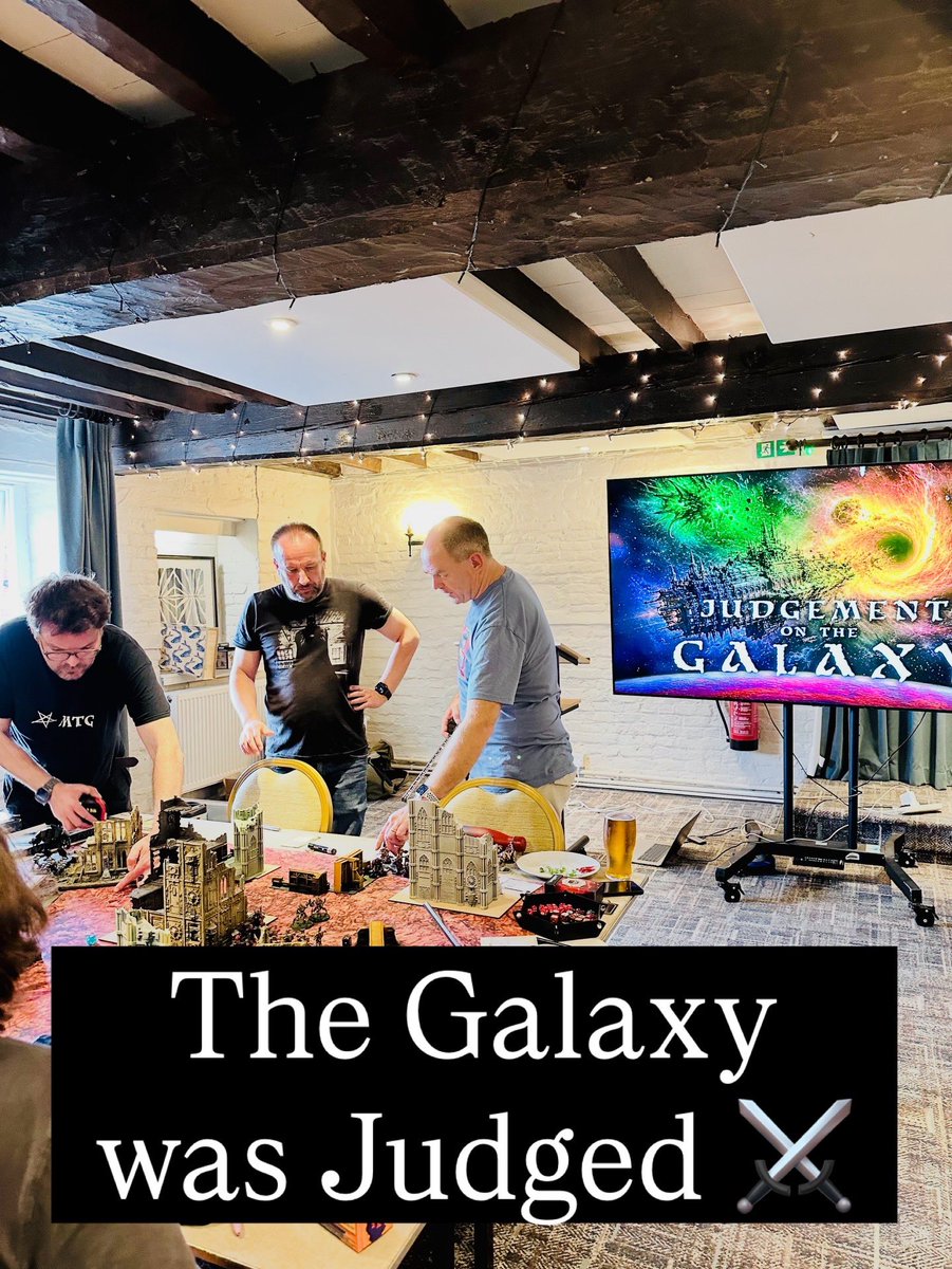 mtg_fan_uk's tweet photo. The Galaxy was judged. ⚔️
It was an epic day of Warhammer 40K battles with the Forces of Light claiming victory.

Huge thanks to everyone who joined us. Here’s a look back at some of the action, armies and prize-winning moments from an unforgettable day.
#warhammer40K #Winchester https://t.co/ESPOwAsD2s