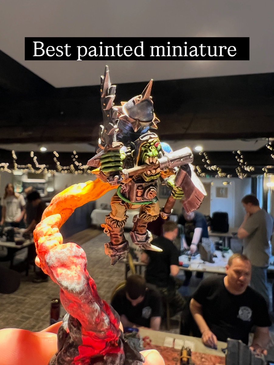 mtg_fan_uk's tweet photo. The Galaxy was judged. ⚔️
It was an epic day of Warhammer 40K battles with the Forces of Light claiming victory.

Huge thanks to everyone who joined us. Here’s a look back at some of the action, armies and prize-winning moments from an unforgettable day.
#warhammer40K #Winchester https://t.co/ESPOwAsD2s