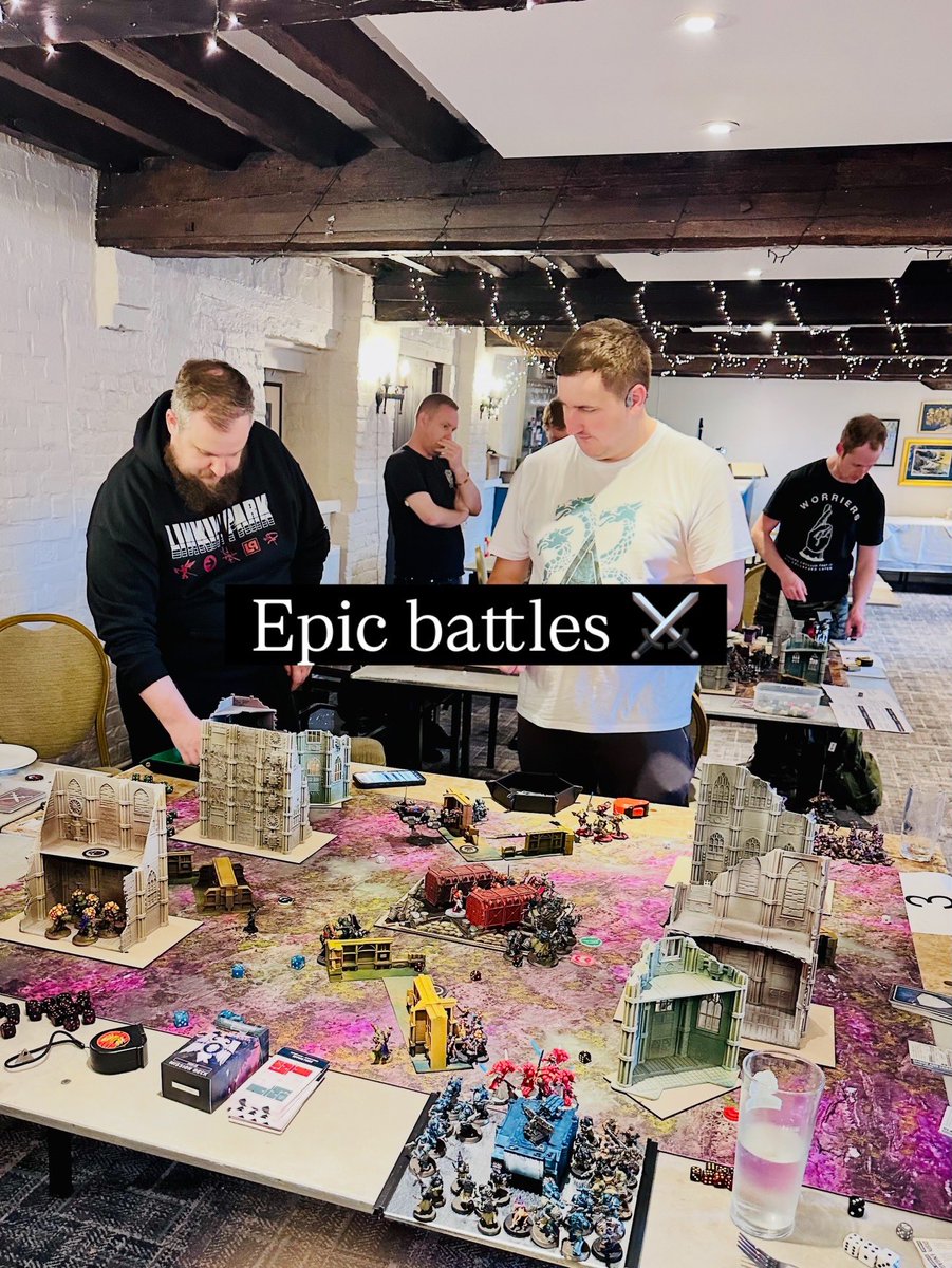 mtg_fan_uk's tweet photo. The Galaxy was judged. ⚔️
It was an epic day of Warhammer 40K battles with the Forces of Light claiming victory.

Huge thanks to everyone who joined us. Here’s a look back at some of the action, armies and prize-winning moments from an unforgettable day.
#warhammer40K #Winchester https://t.co/ESPOwAsD2s
