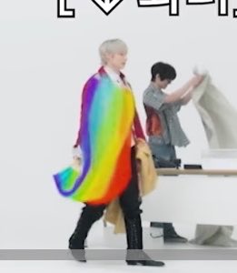 koosjunie's tweet photo. the task being to dress yeonjun and this is what kai has #OHIMSURE https://t.co/MxKI8sJA8b