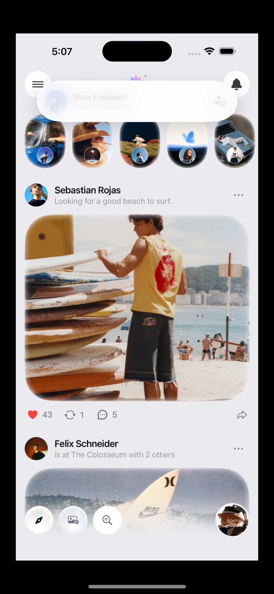 BasharJamol's tweet photo. 💧 حوّل إشعارات تطبيقك إلى تجربة شبيهة بـ Dynamic Island!

مشروع expo-dynamic-notifications يضيف إشعارات داخل التطبيق بتصميم مستوحى من Dynamic Island، مع تأثيرات Morphing وBlur وحركات سلسة وإمكانية السحب لإغلاق الإشعار
ممزات كثيرة
https://t.co/Thh9PXFJIk https://t.co/KWd4JBPrqW