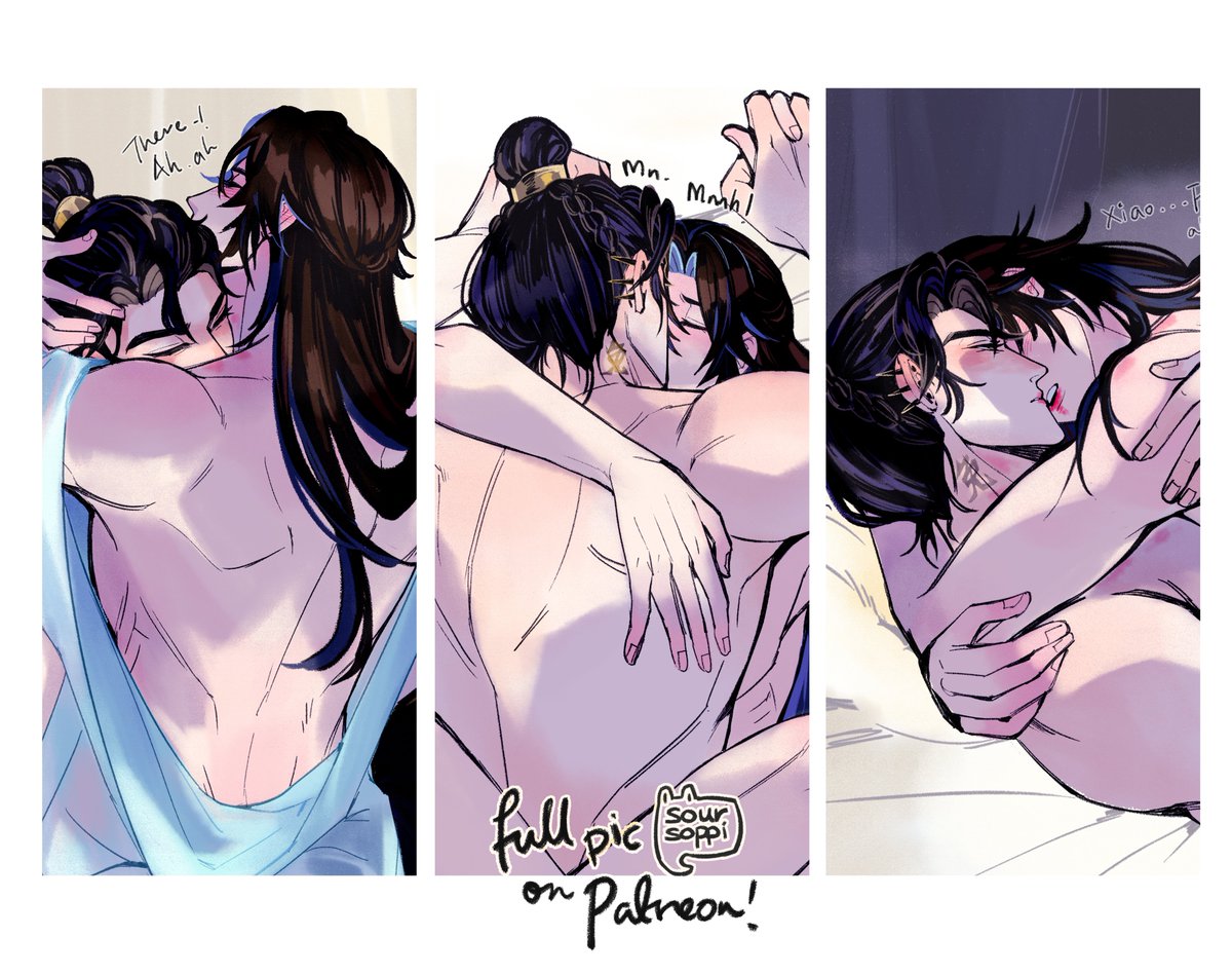 soursoppi's tweet photo. by patreon request... more Shangxian art, by soppi's request... SPICY Shangxian art

Xiao Fuxuan helping Wu Xingxue through his tribulations ehe... https://t.co/hKANXmUZ9J