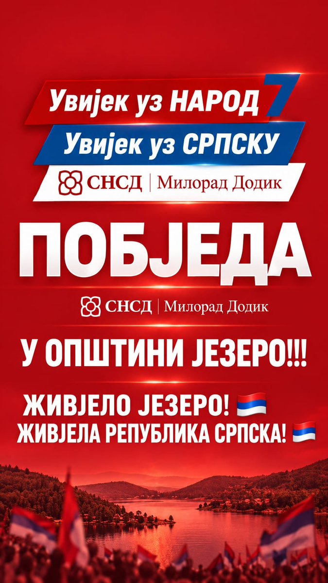 jezero1234's tweet photo. Moji ljudi koji su glasali ❤️
❤️Moj SNSD 
#Savo #Željka #JedanjeMiloradDodik https://t.co/NzlqxGRdqk