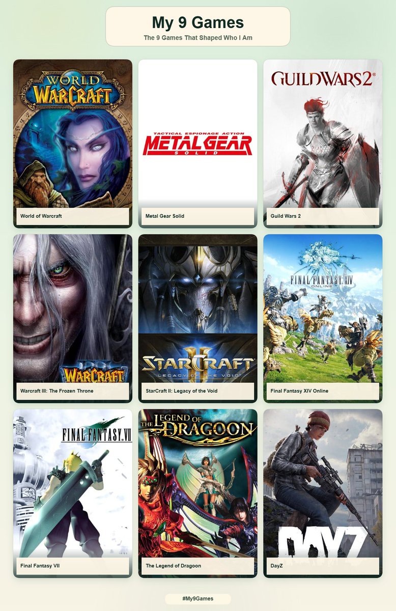 LaOrdenDelPanda's tweet photo. Pues a petición de mi gran amigo Miyo aquí dejo mis juegos...
Hubiera metido también They Are Billions, pero es que no puedo sacar ninguno de esos..
jajaja
#Gaming #9games #topGames https://t.co/1spF4bRQzg