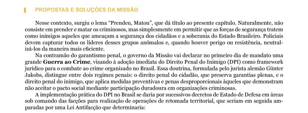 escondidissimo's tweet photo. @nepizinho @seshqty @Liwusboy @thainspirado @sunflwrose tudo bem, tirei a print aqui pra você ver o plano que li, o tal do livro amarelo

respectivamente, os capítulos II, IX e XIV, trechos retirados das propostas e soluções da Missão: https://t.co/s7TnTmEJgi