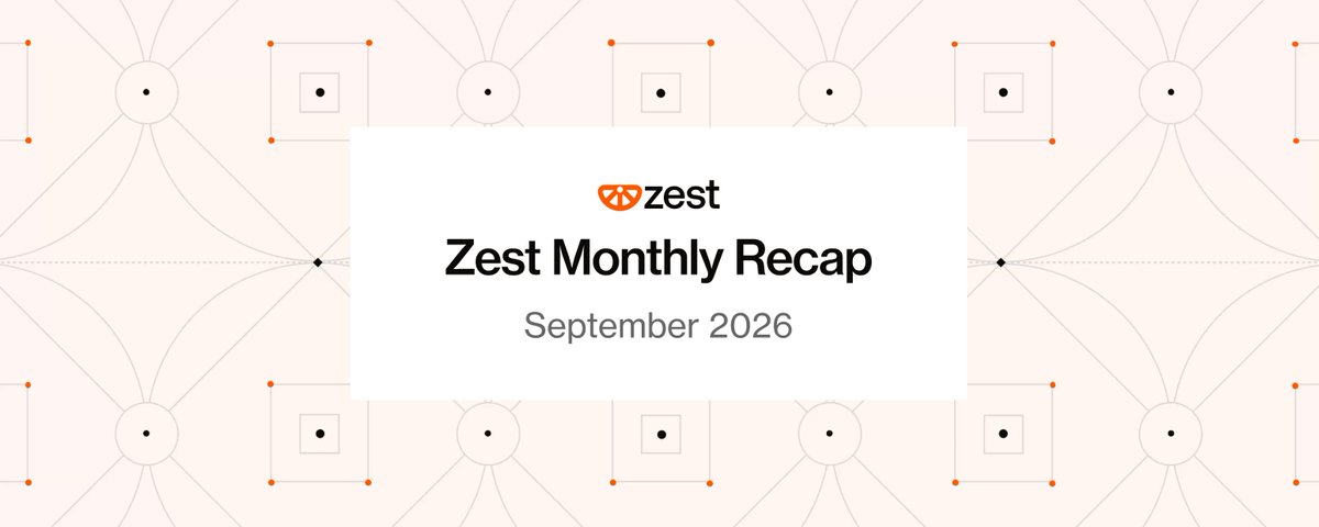 Zest Protocol September 2026 Recap