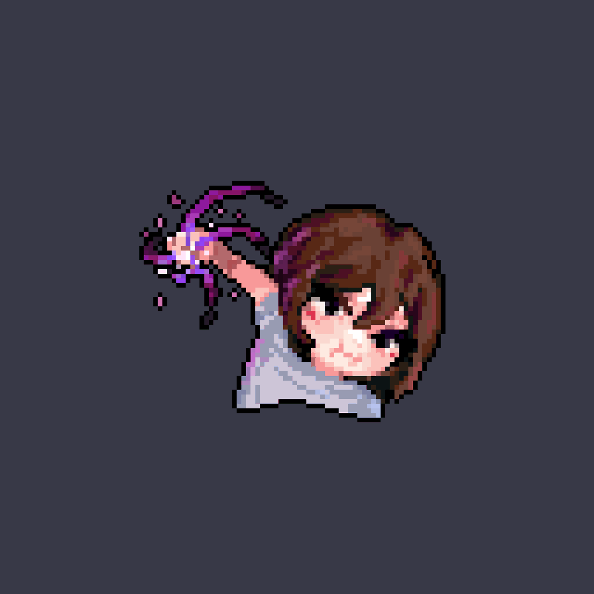 KoryPxl's tweet photo. smackkkkk 5th day of #inktober 
#inktober26 #pixelart #ドット絵 https://t.co/AB0pHm2LfI