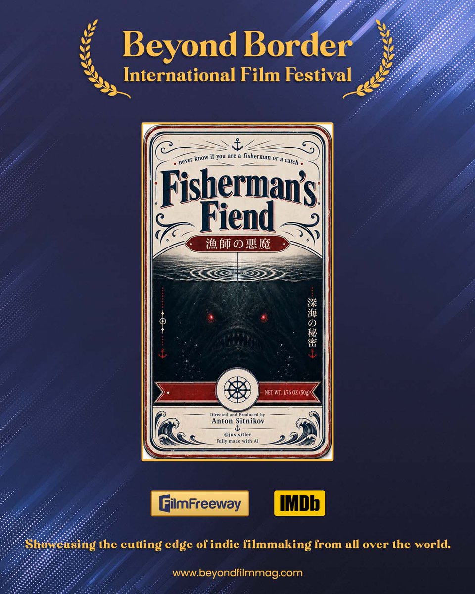 beyondborderiff's tweet photo. S23 official entry 🎬 - "Fisherman's Fiend" directed by Anton V Sitnikov.

#bbiff https://t.co/j0bPCxFXGN