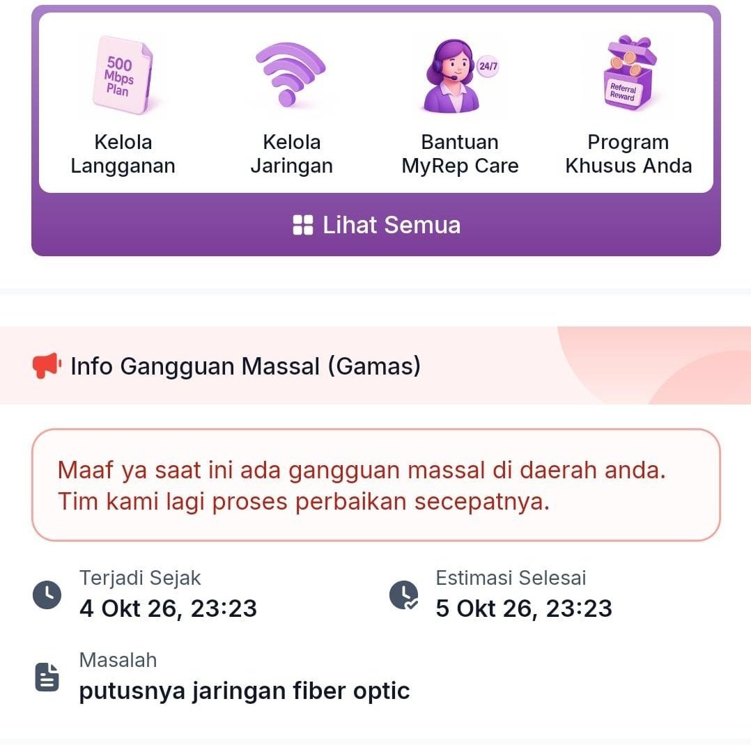 aca_sinaga1812's tweet photo. @woosanjaya uda kena gocek 2x nih..parahh MYREPUBLIC kerjaan jd keteter... https://t.co/hOHEDLRYBu