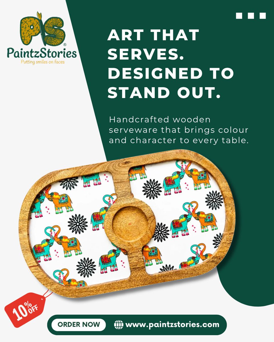 PaintzStories's tweet photo. Art that serves - and stands out.
Bring colour and character to your table with PaintzStories handcrafted wooden serveware. Perfect for snacks, hosting, gifting &amp; everyday styling.
🏷️ 10% OFF
🛒 https://t.co/jh9vTDYKzK

#PaintzStories #Serveware #Handcrafted #HomeDecor https://t.co/MFweLh1dDA
