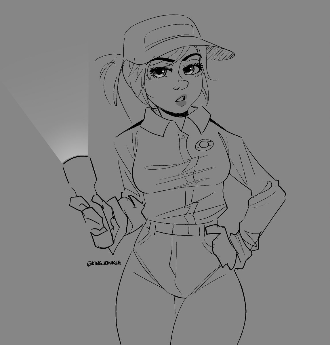 kingjonkle's tweet photo. hadn't drawn vanessa in a while and was lowkey getting withdrawals #fnaf #vanessafnaf https://t.co/YmdjK0Sjen