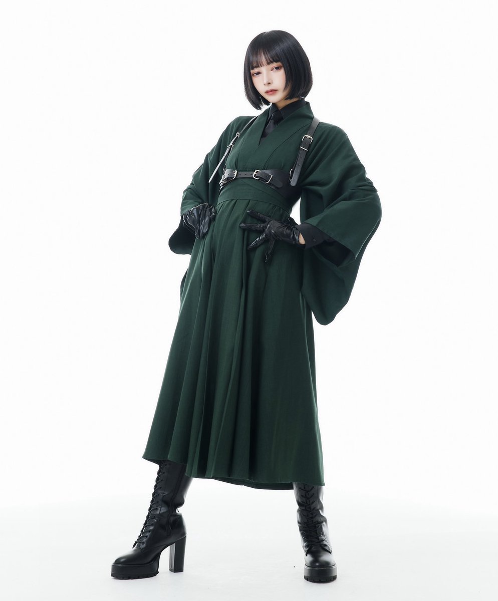 misamaru_kimono's tweet photo. 【お知らせ】
10月9日(金)21時より「<男女兼用>半着物 深緑」の発売開始！
https://t.co/Czzl90FWi6 https://t.co/M2Eey5OID8