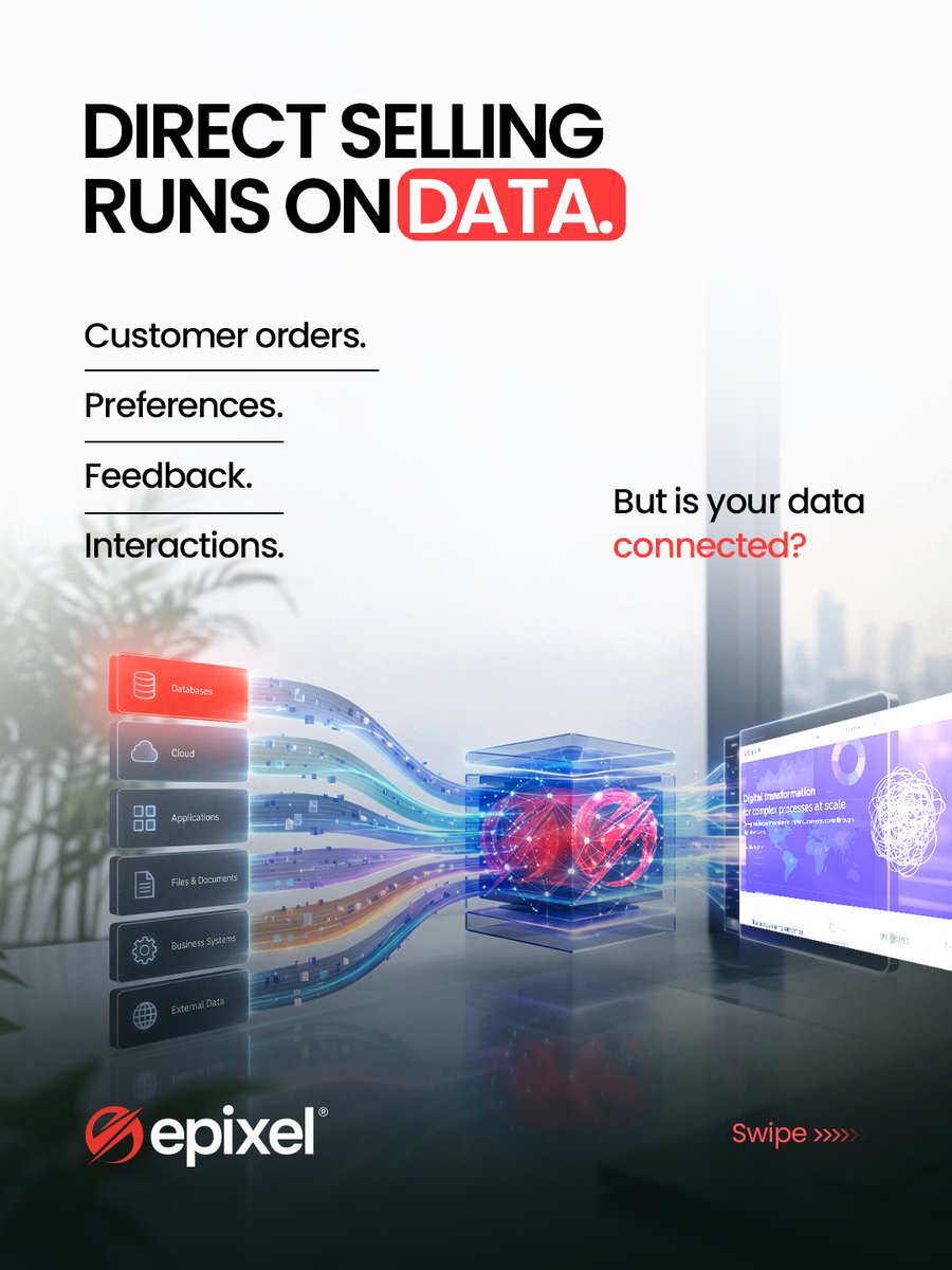 epixelmlmsoft's tweet photo. For direct-selling businesses, integrating data from orders, interactions, feedback, and other touchpoints can lead to better insights, personalization, and smarter decisions.
https://t.co/e9HEqiR1u0
#directselling #dataintegration #customerdata #epixelmlmsoftware https://t.co/nWMOfjIkTT