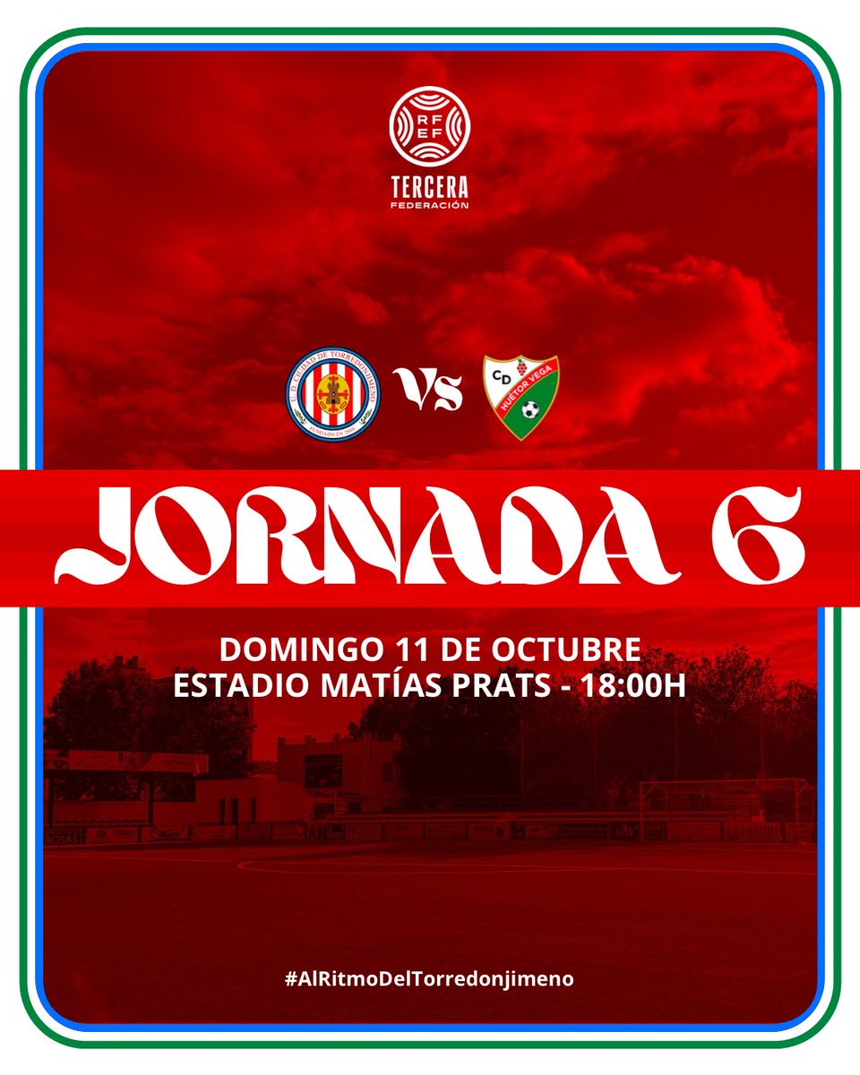 UDCTOFICIAL's tweet photo. ๐
๐๐ข๐ฅ๐๐ฅ๐๐ข ๐๐ข๐ก๐๐๐ฅ๐ ๐๐๐ข
Domingo 11 de octubre a las 18:00H en el Estadio Municipal Matรญas Prats se disputarรก el #UDCTHuรฉtorVega ๐ฅ
๐๏ธ ๐๐ฃ๐ฉ๐ง๐๐๐๐จ ๐ฃ๐ค ๐๐๐ค๐ฃ๐๐๐ค๐จ
Adultos: 12โฌ
Joven (16 a 20 aรฑos): 6โฌ
#VamosUDCT #AlRitmoDelTorredonjimeno #UDCT https://t.co/yXwT4Y01kp