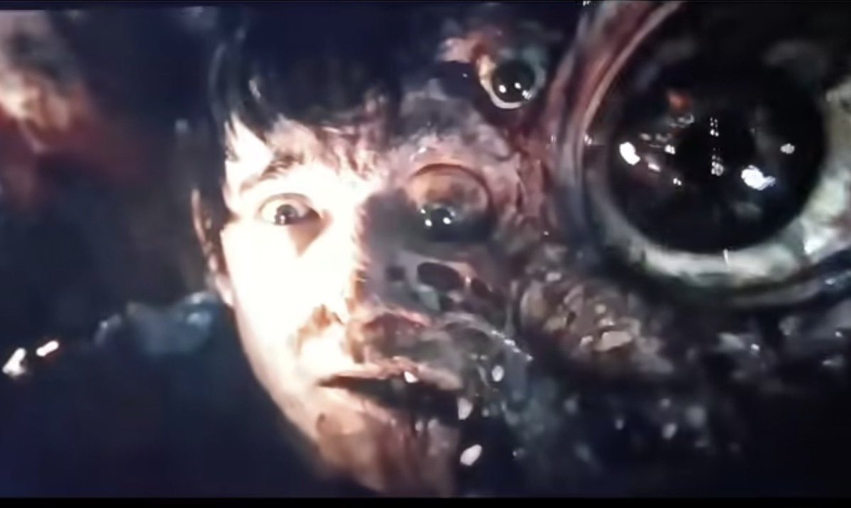 SiezerW's tweet photo. Y’all can see the disappointment in his eyes. 😭💔

The worst part is that Bryan crossed the entire city, survived unimaginable horrors, and kept going because he genuinely believed the package could save lives , even after getting bitten.

Then he finds out it’s an antidote, fights his way back to the scientists with it… only for them to refuse to save him. 😭💔

Honestly, I wasn’t even mad when they got absorbed moments later. They deserved every bit of it. 😭
#ResidentEvil