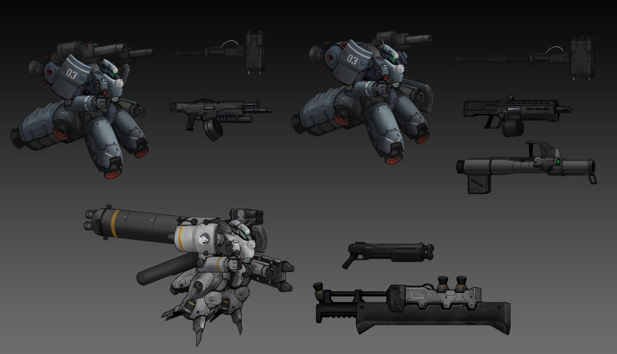 olLfLsqduy4FNJe's tweet photo. This is the starter mech and its extended variants in our demo
 Steam demo in progress
https://t.co/ZhmD5ZD7uv
 New update released today with bug fixes.
#gamedev #indiegamedev #MechGame #Steam #mech #SteamDemo https://t.co/sh1QnDe7T4