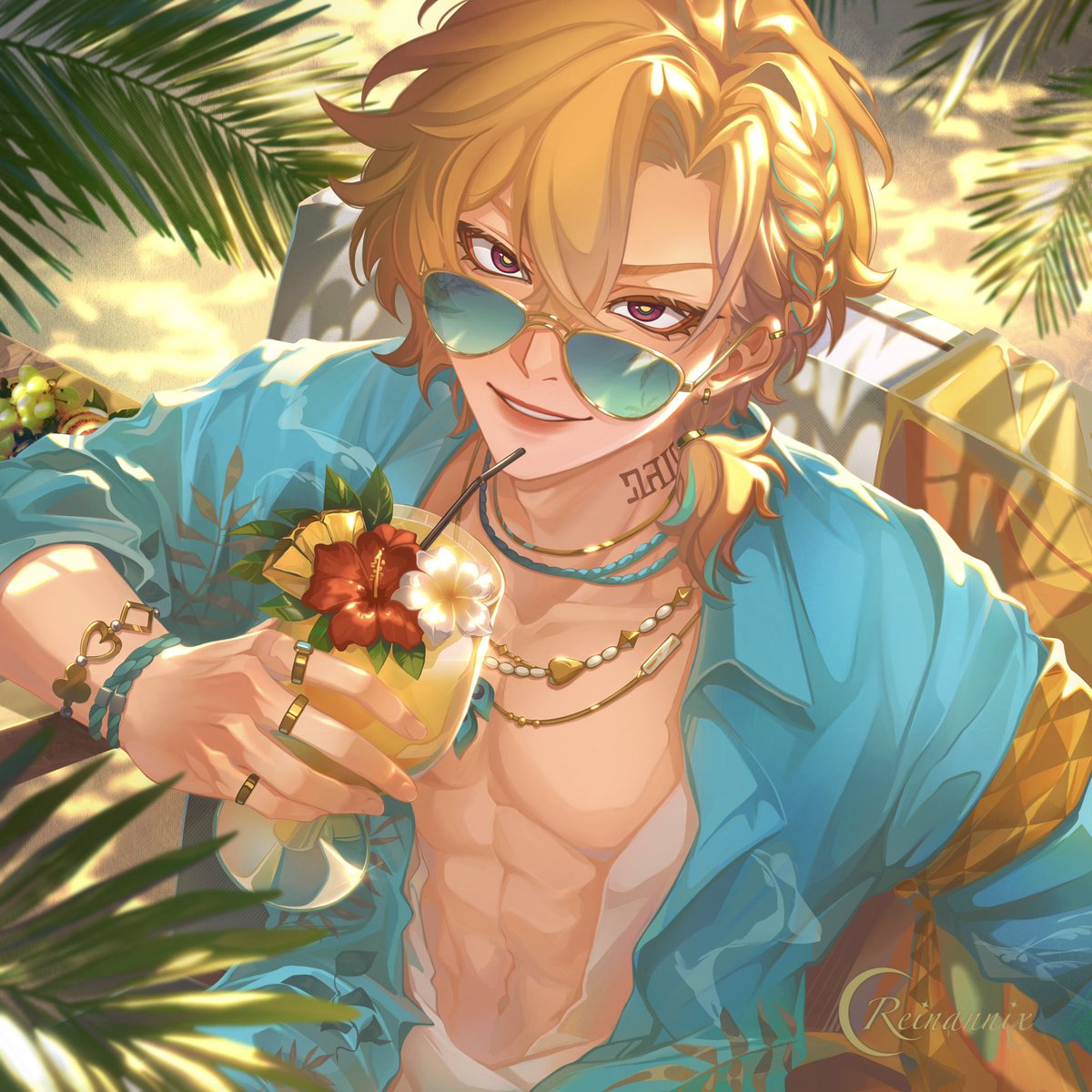 reinannix's tweet photo. My feed has been absolutely taken over by Aventurine edits to «Move Your Body». I rarely play HSR, but I just couldn’t resist. Like, have you seen him?! He looks SO good!
#aventurine #aventurinehsr #honkaistarrail https://t.co/YVNbtJfgtH