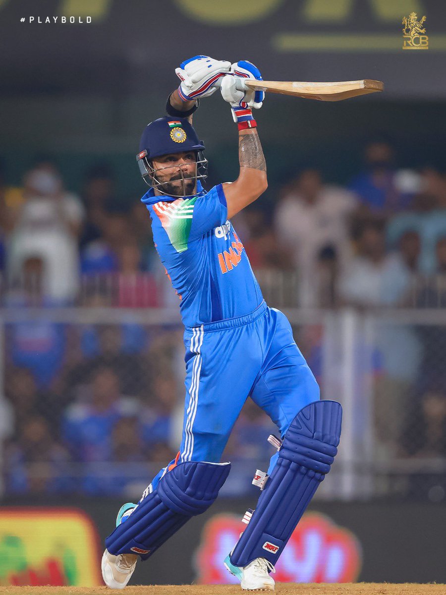RCBTweets's tweet photo. 📸 𝗦𝗻𝗮𝗽𝘀𝗵𝗼𝘁𝘀: King Kohli in the #INDvWI series 👑

Match-winning runs, trademark intensity, and electric energy on the field. Virat kept us entertained every step of the way. ❤️‍🔥

↩️ Now, we relive these 🎞️ until we see our 𝘊𝘩𝘦𝘦𝘬𝘶 again in 3️⃣0️⃣ days. 🥹❤️

📸: BCCI | #PlayBold #ನ���್ಮRCB
