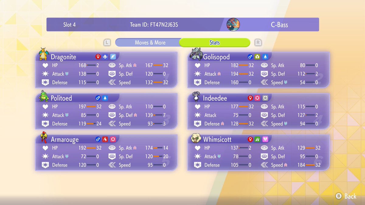 C_Bass365's tweet photo. This team has a lot going on #PokemonChampions #NintendoSwitch2 https://t.co/YWeGckqfsf